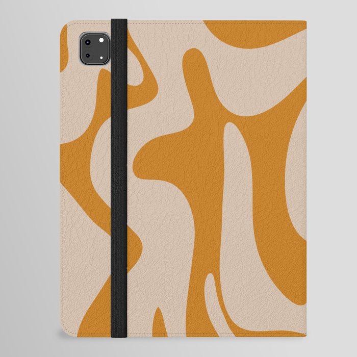 27 Abstract Swirl Shapes 220711 Valourine Digital Design iPad Folio Case