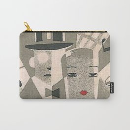 Art Deco Glamour Couple Carry-All Pouch