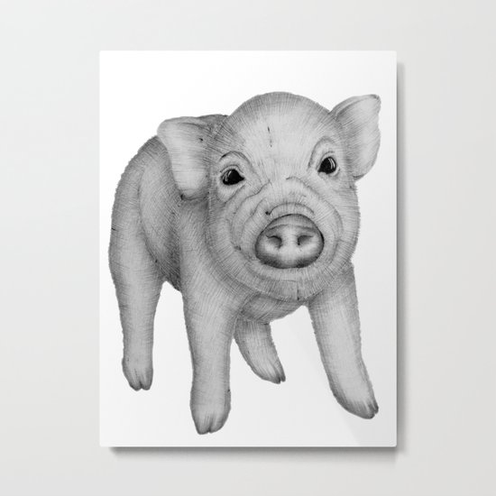 This Little Piggy Metal Print