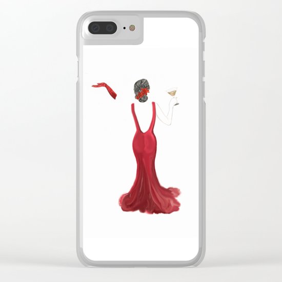 Diva toast Clear iPhone Case