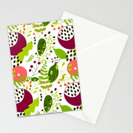 Pomegranate summer pattern Stationery Card