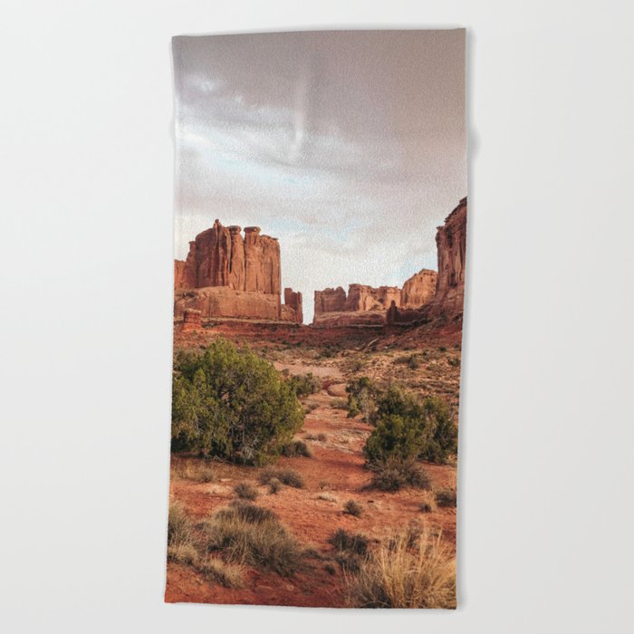 Desert Red Utah Rocks Beach Towel