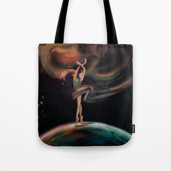 The dancing universe Tote Bag