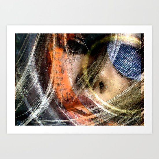 Celebrity Row - Billie Art Print