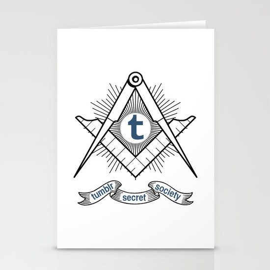 Tumblr Secret Society Stationery Cards
