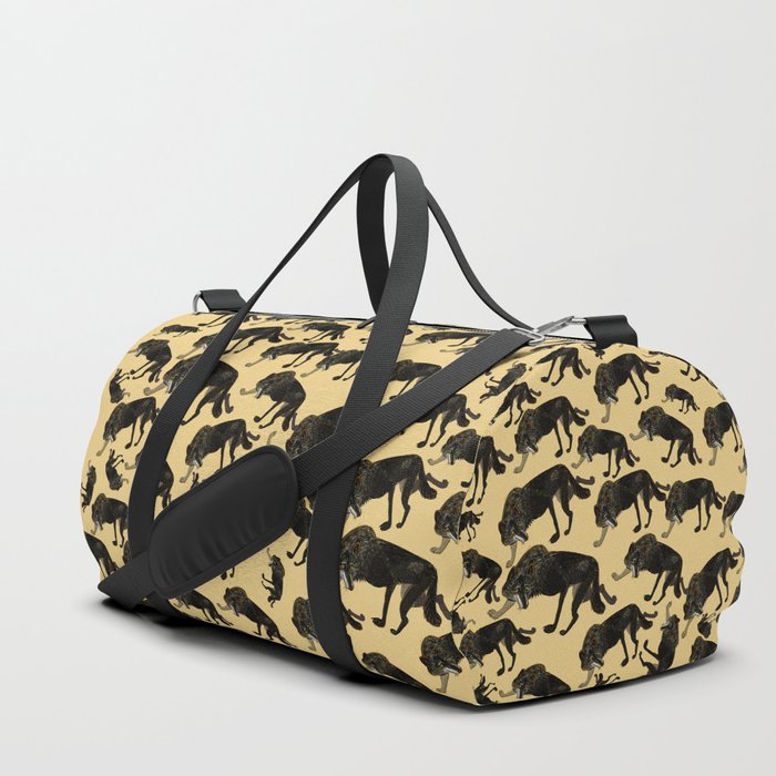 black wolf duffle bag