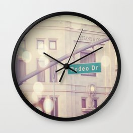 Rodeo Drive  Wall Clock