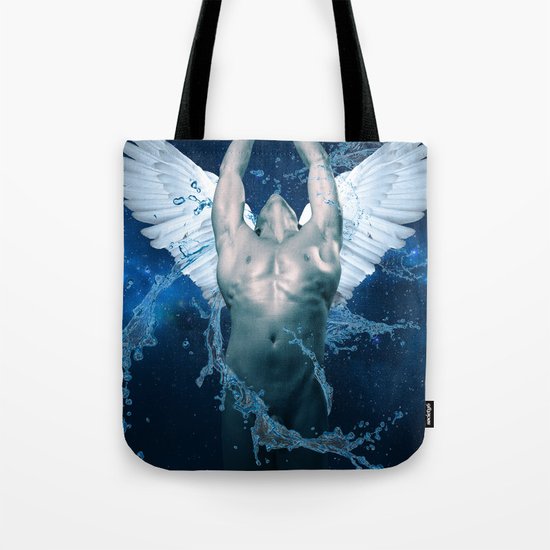 blue angel Tote Bag