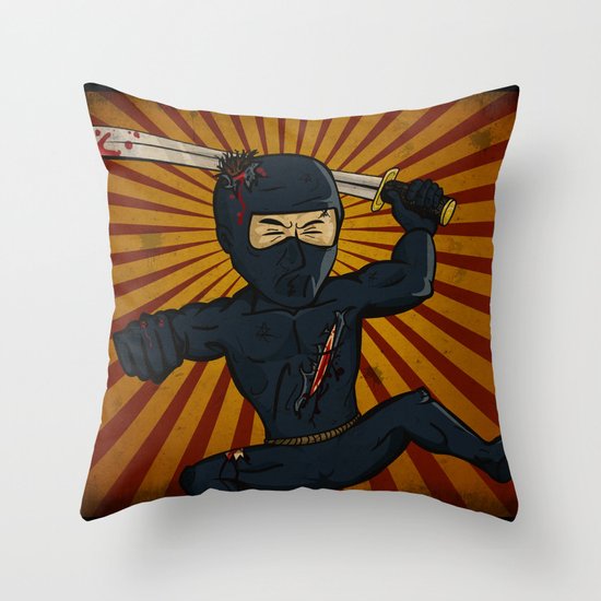 DK Ninja Throw Pillow