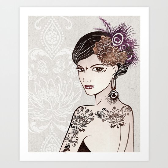 Belly Dance 2 Art Print