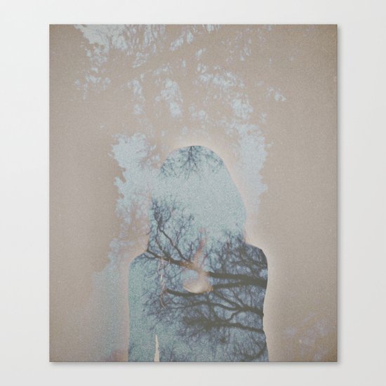 A Ghost in the Trees Canvas Print