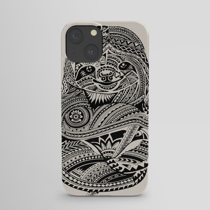 Polynesian Sloth iPhone Case