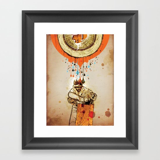 "The Blood & Sap Beneath Me" Framed Art Print