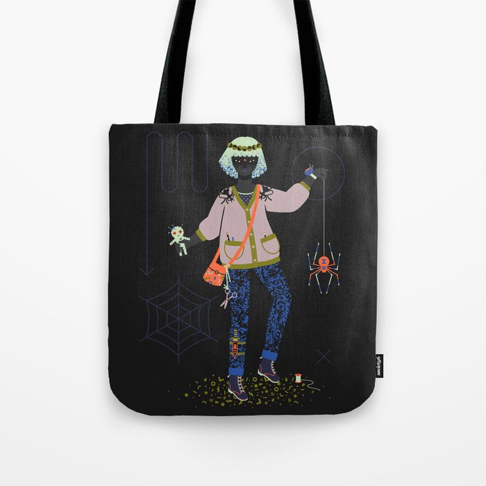 Witch Series: Voodoo Doll Tote Bag