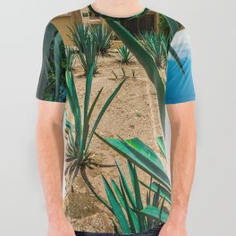 Mexico Photography - Agave Plant In A Mexican Garden All Over Graphic Tee