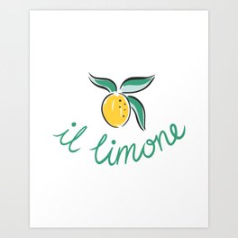 Il limone Art Print
