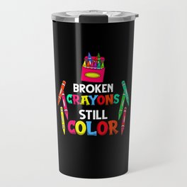 Crayon Box Drawing Wax Pastel Case Travel Mug