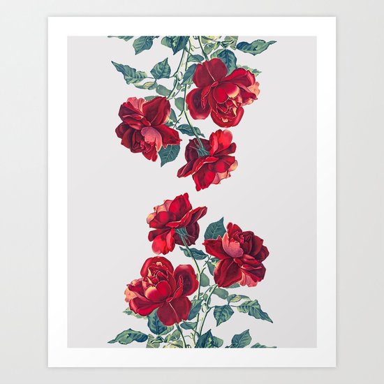 Red Roses Art Print