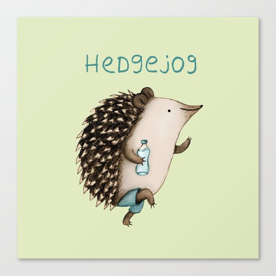 Hedgejog Canvas Print