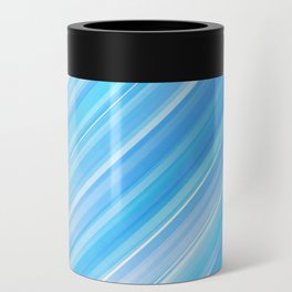 ABSTRACT BLUE DIAGONAL. Can Cooler