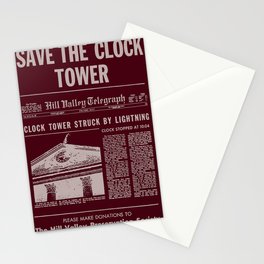 Back To The Future Stationery Card