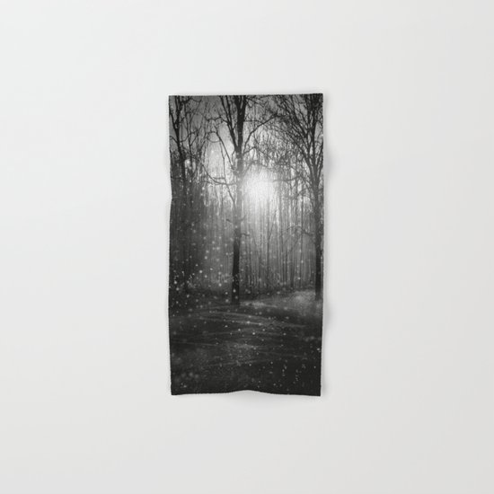 Black and White - In seed time learn, in harvest teach, in winter enjoy Hand & Bath Towel