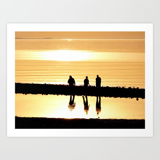 Reflection of Friendship Art Print