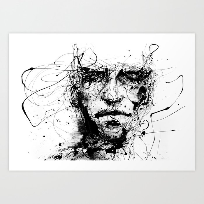 lines hold the memories Art Print
