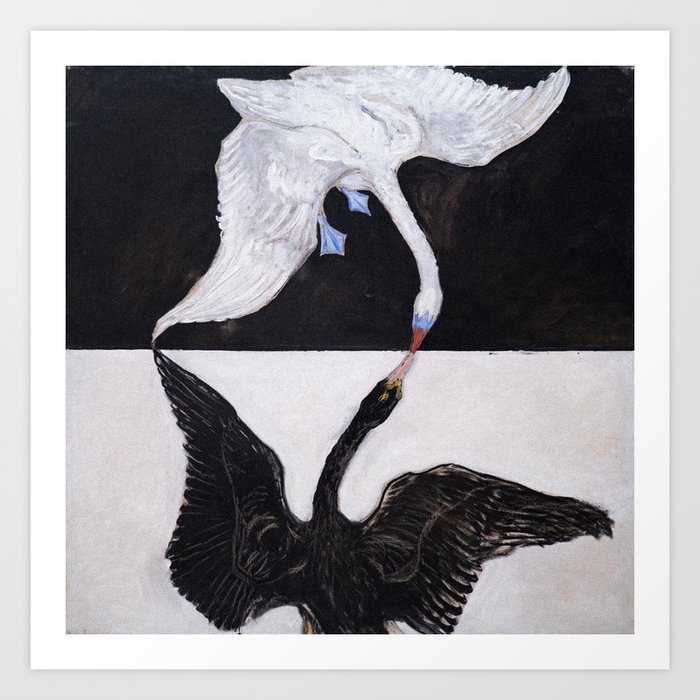 Hilma af Klint - The Swan Art Print by old-masters | Society6