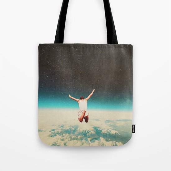 Falling with a hidden smile Tote Bag