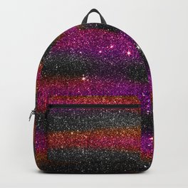 Geometrical luxury black orange purple glitter gradient Backpack | Purple, Blackglitter, Glitter, Geometric, Gradient, Purpleglitter, Eclectic, Glitterstripes, Stylish, Luxury 