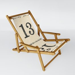 Vintage 13 Playing Card Sling Chair