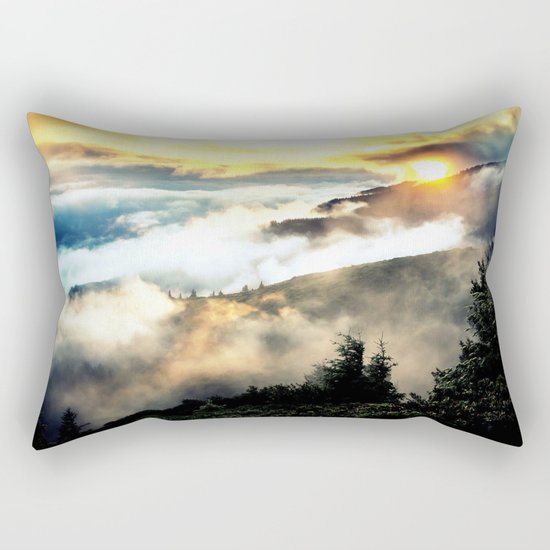 Sunrise mountains Rectangular Pillow