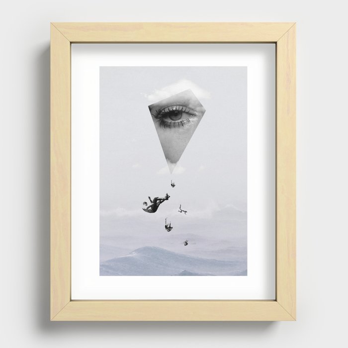 Tears In The Sea Recessed Framed Print