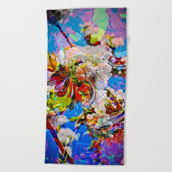Abstract Perfekion - Spring Beach Towel