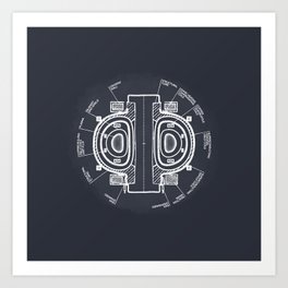 Thermonuclear fusion Art Print | Thermonuclear, Power, Quantum, Reactor, Energy, Technology, Nuclear, Powerful, Blue, Physics 