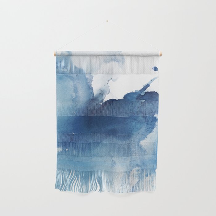 Deep Blue Sea Wall Hanging By Printsproject