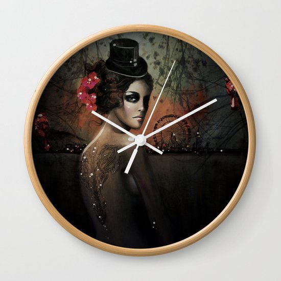 Dawn in Autumn Wall Clock