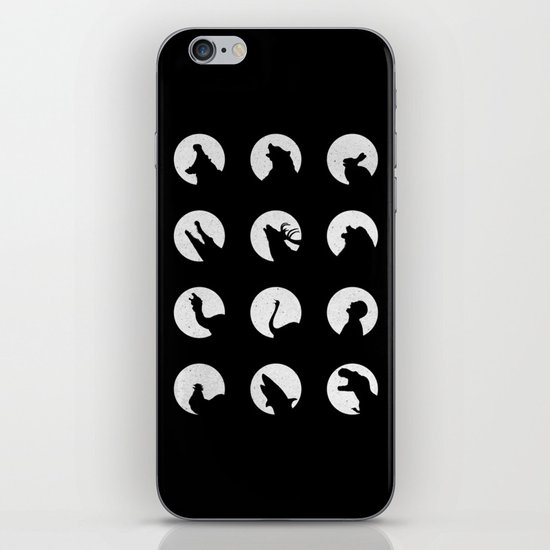 Wolf's Night Off iPhone & iPod Skin
