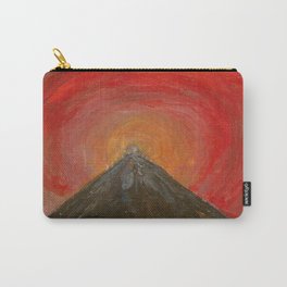 Pathways of Red Carry-All Pouch