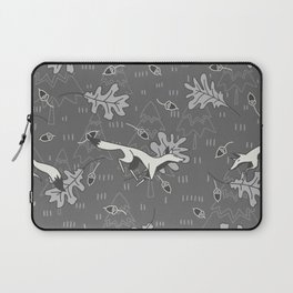 Fox Forest in Grey Laptop Sleeve
