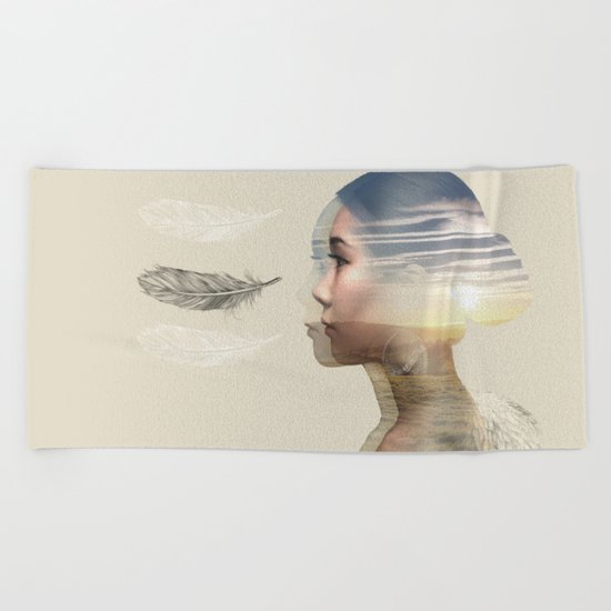 Weightlessness Beach Towel