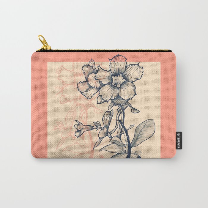 Desert rose halftone Carry-All Pouch