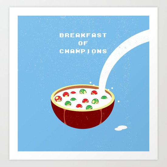 Breakfast of Champions Art Print