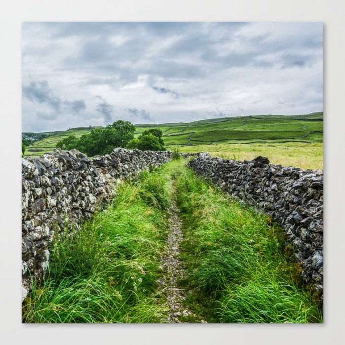 Great Britain Photography - Beautiful Trail In A National Park Canvas Print