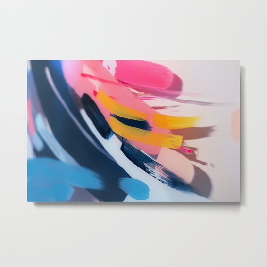 Even After All #1 - Abstract on perspex by Jen Sievers Metal Print