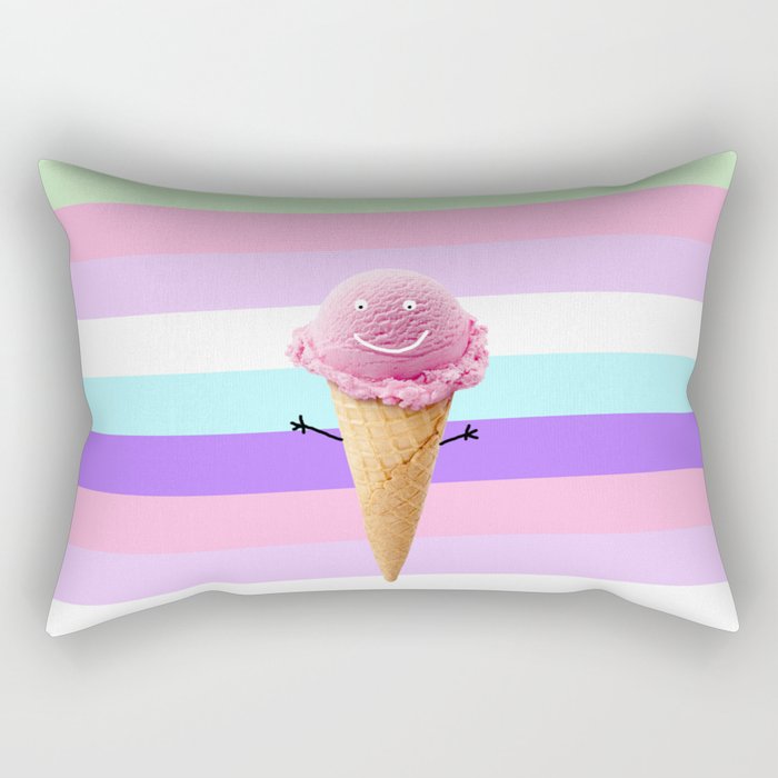 ice cream Rectangular Pillow