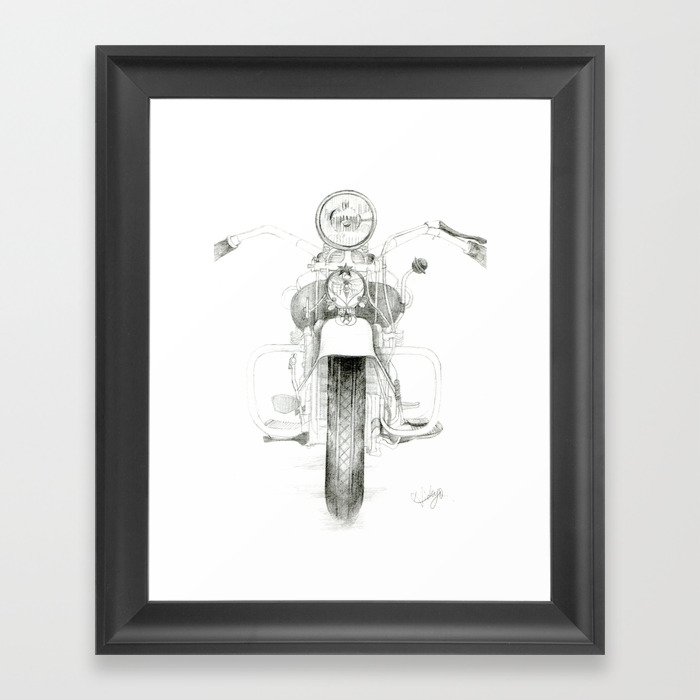 Motorcycle 1 Framed Art Print