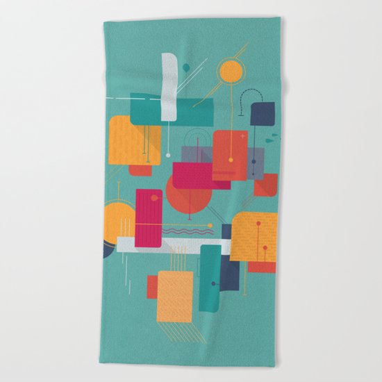 Thinking Of Summer Beach Towel
