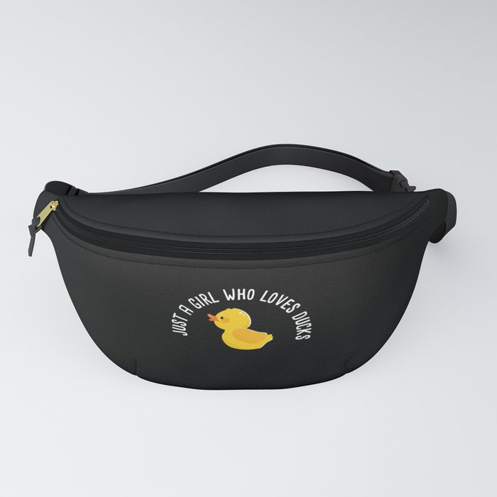 Just A Girl Who Loves Ducks Cute Duck Lover Fanny Pack by Maximus